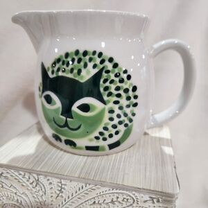Arabia Funland Art Cat Ceramic Creamer/Pitcher